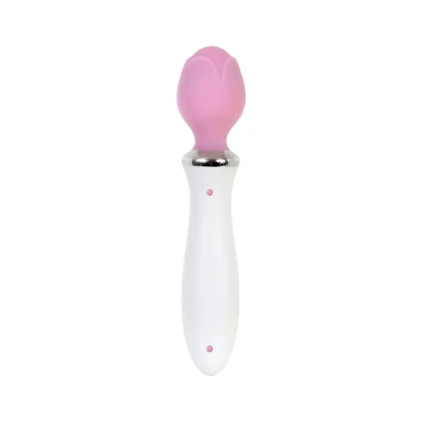 Luminous Rose Rechargeable Wand Massager Pink