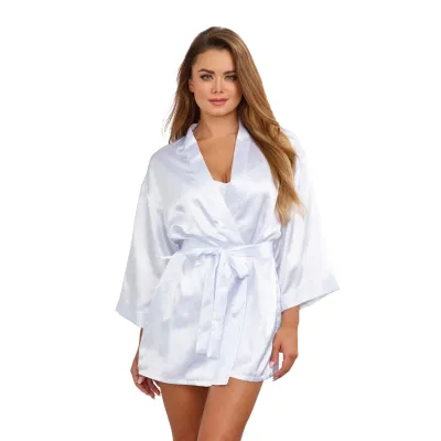 Robe Chemise Padded Hanger Medium White