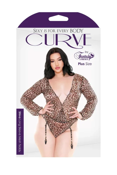 Shiva Long Sleeve Mesh Teddy - 3x4x