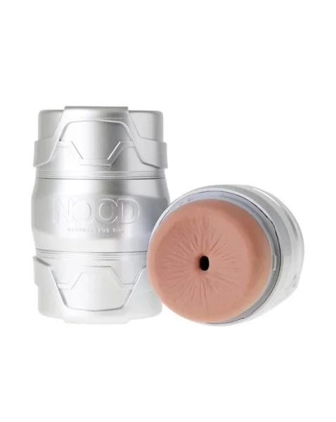 Nood Double Shot Vaginal/anal Double Ended Masturbator - 4.5 Inch