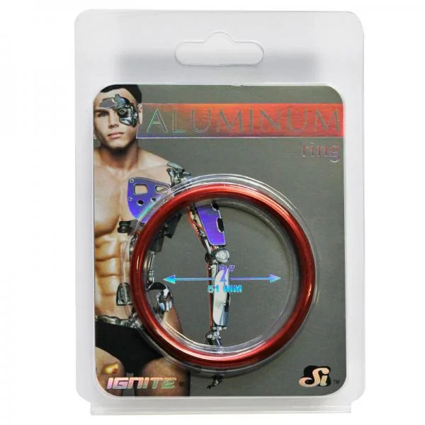 Aluminum Ring - Hellfire Red 2"