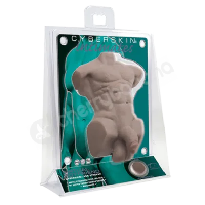 Cyberskin Intimates Virtual Boyfriend Brown Masturbator
