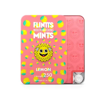 Flintts Mouth Watering Mints Lemon F250