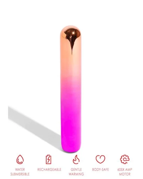 Nu Sensuelle Aluminium Rumba Ombre - Pink - 7.8 Inch