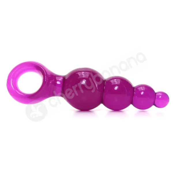 Jolie Ripples Purple Small Butt Plug