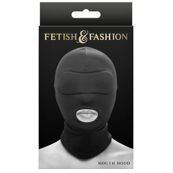Fetish & Fashion Mouth Hood By NS Novelties - Black
