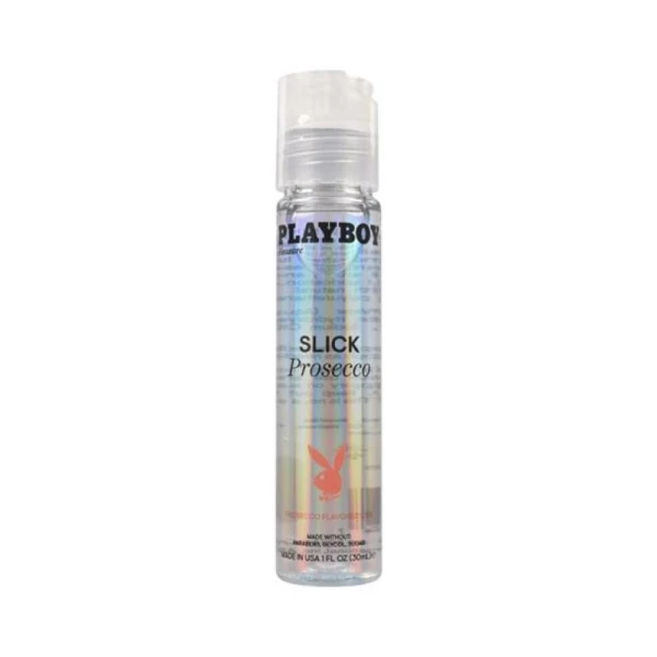 Lubricants: Playboy Slick Flavored Water-based Lubricant Prosecco 1 Oz.