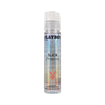 Lubricants Playboy Slick Flavored Water based Lubricant Prosecco 1 Oz