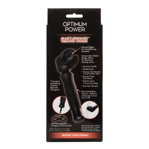 Optimum Power Masturwand Vibrating Stroker