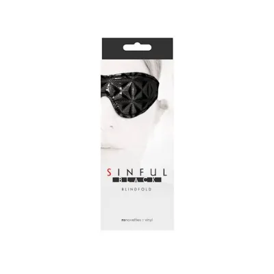 Sinful Blindfold Black