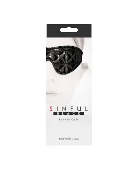 Sinful Blindfold Black