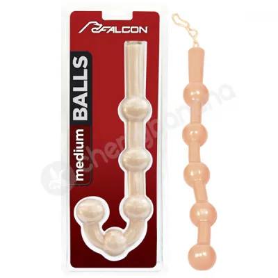 Falcon Balls Flesh Medium Anal Cord