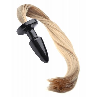 Blondie Pony Tail Butt Plug Yellow