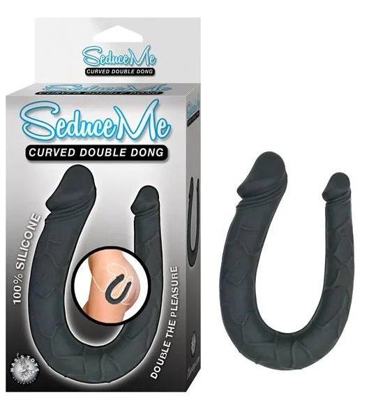 Seduce Me Curved Double Dong Black