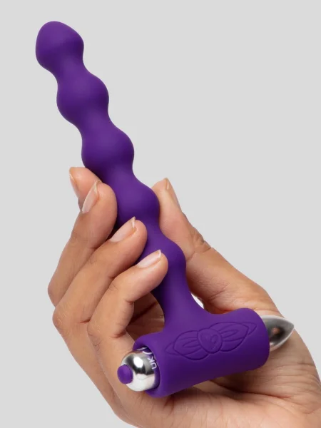 Rocks Off Petite Sensations Purple Vibrating Anal Beads