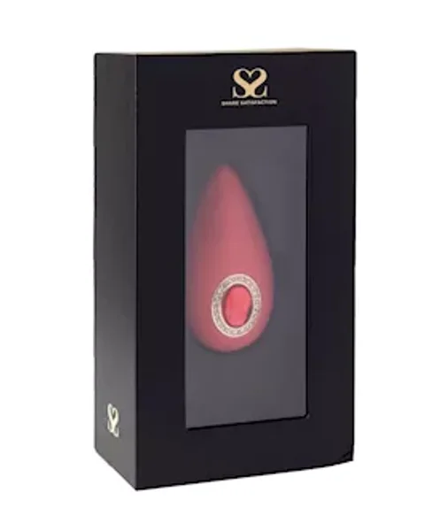 Share Satisfaction Sana Luxury Gemmed Layon Vibrator  - Pink - 3.7 Inch — image 6 of 8