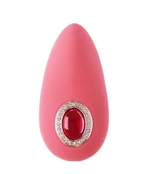 Share Satisfaction Sana Luxury Gemmed Layon Vibrator  - Pink - 3.7 Inch — image 5 of 8