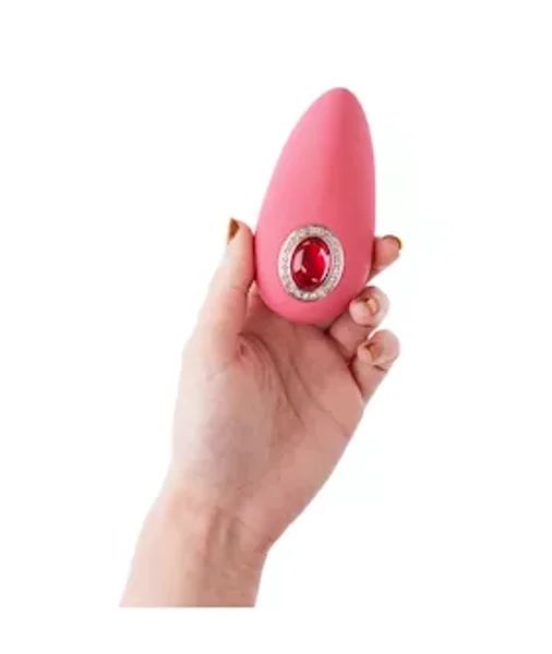 Share Satisfaction Sana Luxury Gemmed Layon Vibrator  - Pink - 3.7 Inch — image 7 of 8