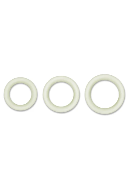 Firefly Halo Glow in the Dark Cock Ring - Clear