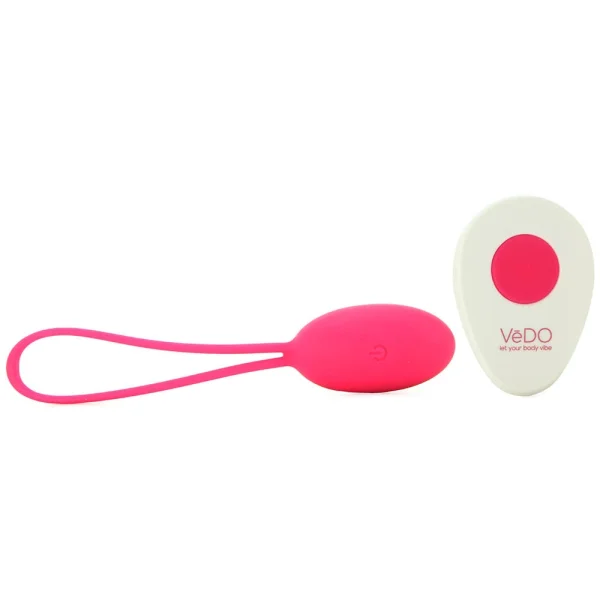 VeDO Peach Remote-Controlled Vibrating Egg - 'Foxy Pink'