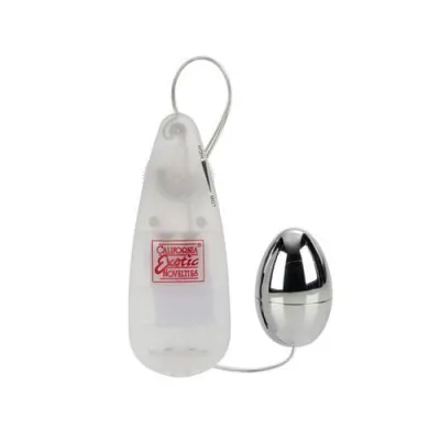 Pocket Exotics Vibrating Egg Silver