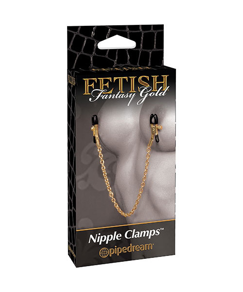 Fetish Fantasy - Gold Chain Nipple Clamps