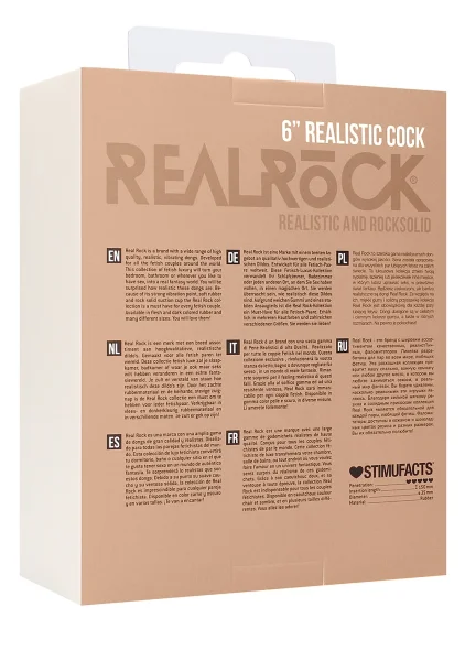 RealRock Ultra Silicone Dildo with Balls - 7" — image 16 of 25