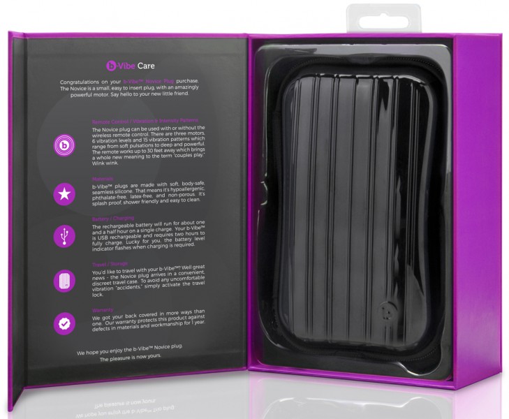 Novice Vibrating Butt Plug