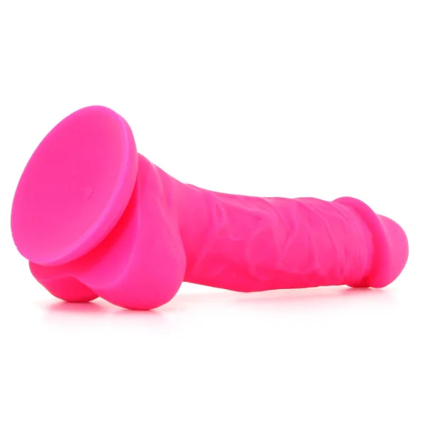 Colours Pleasures 5 Inch Pink Silicone Suction Cup Dildo