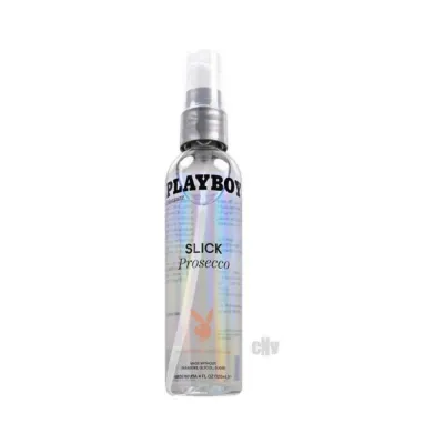 Lubricants Playboy Slick Flavored Water based Lubricant Prosecco 4 Oz
