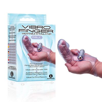 Ribbed Finger Vibrator