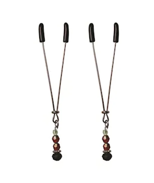 Sexperiments Ruby  Nipple Clips - Black — image 2 of 2