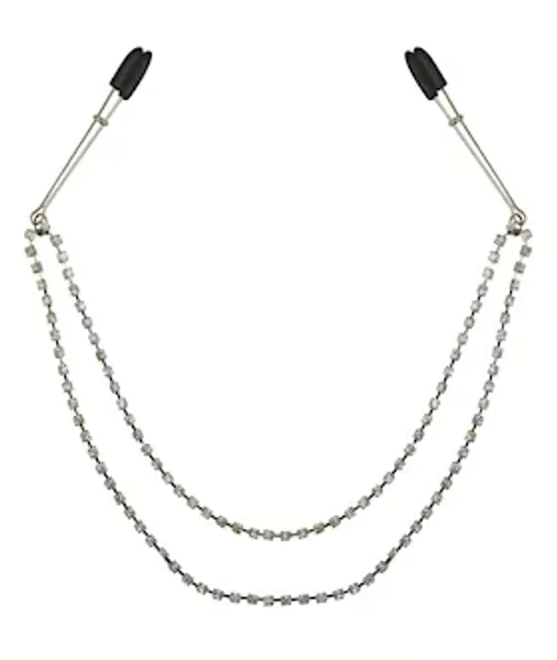 Sportsheets Bling Nipple Clips - Black — image 4 of 6