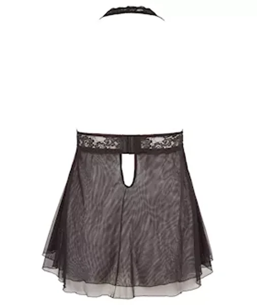 Halterneck Babydoll - Black - Xxxxl — image 5 of 5