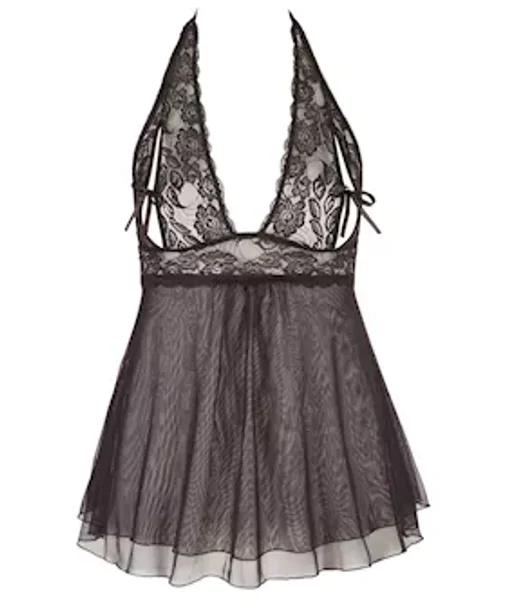 Halterneck Babydoll - Black - Xxxxl — image 4 of 5