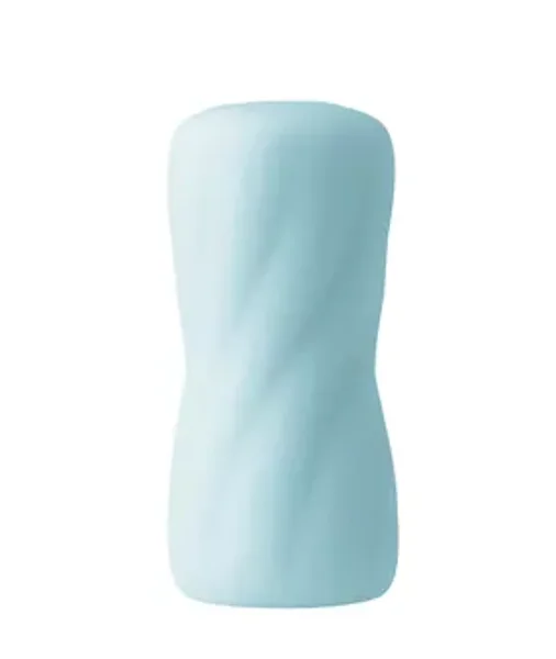 Share Satisfaction Reversible Pocket Curves Stroker - Baby Blue - 4 Inch — image 4 of 6