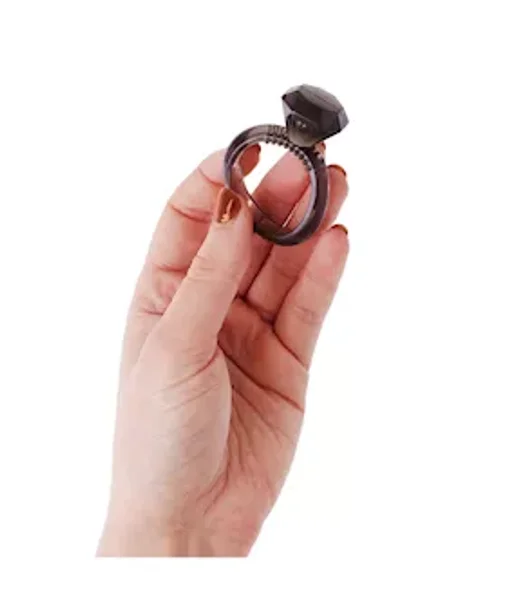 Share Satisfaction Diamond Cock Ring - Grey — image 4 of 4
