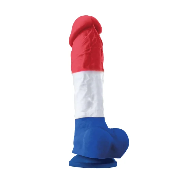 Suction Mounted Dildo - Colours Pleasures - 8" Dildo