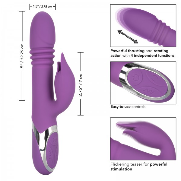 Kisser Thrusting Rabbit Vibrator