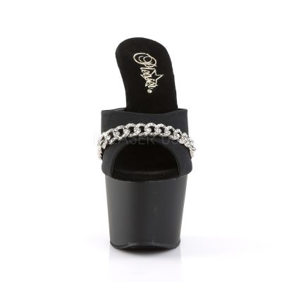 ADORE 701PS 2 7 Heel 2 3 4 PF Slide Featuring R S Chain Embellishment