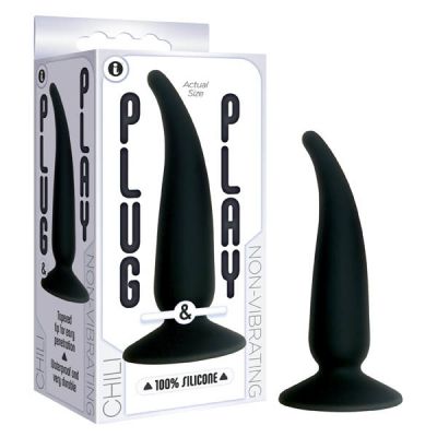 Plug Play Chili Black Anal Plug