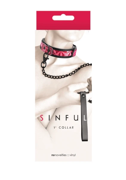 Sinful - 1" Collar - Pink