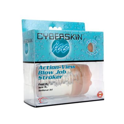 Cyberskin Ice Action view Blow Job Stroker Flesh