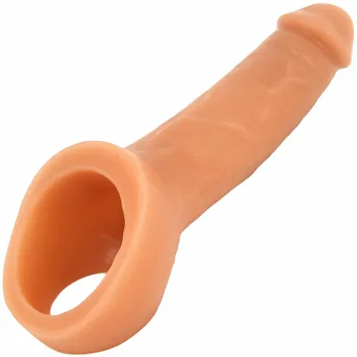 Ride On Silicone Penis Extender By Vixen Caramel