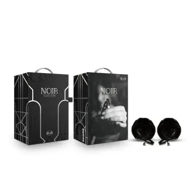Blush Noir Black Pom Adjustable Nipple Clamps