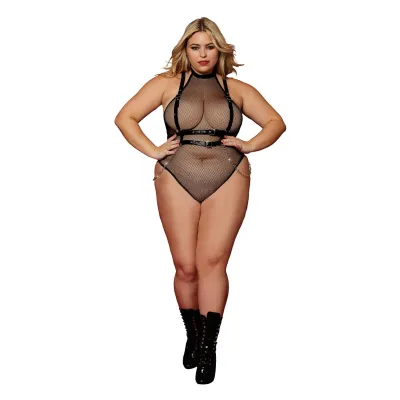 Teddy and Harness Queen Size Black