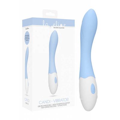 Loveline Candi Blue 20 cm USB Rechargeable Vibrator