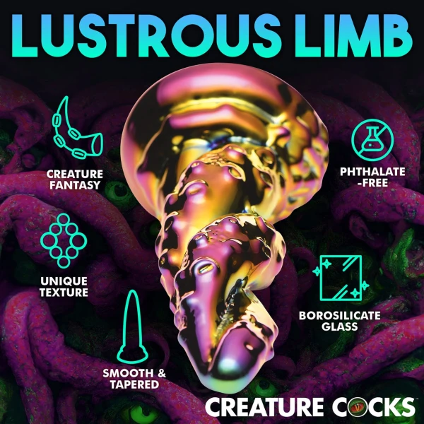 Creature Cocks - Enchantress Rainbow Glass Dildo