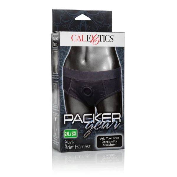 Packer Gear Black Brief Harness 2XL/3XL — image 6 of 12