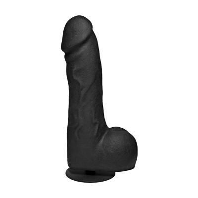 The Really Big Dick Suction Cup Dildo Black 12 Inch